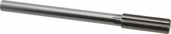 Made in USA - 0.811" High Speed Steel 8 Flute Chucking Reamer - Straight Flute, 5/8" Straight Shank, 2-1/2" Flute Length, 9-1/2" OAL - Benchmark Tooling