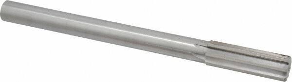 Made in USA - 0.861" High Speed Steel Chucking Reamer - Straight Flute, Straight Shank - Benchmark Tooling