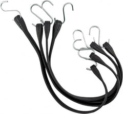 Erickson Manufacturing - Tarp Strap with S Hook - 10, 15, 21, 31" OAL, Black - Benchmark Tooling