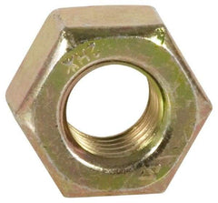 Value Collection - 1/2-13 UNC Steel Right Hand Heavy Hex Nut - 7/8" Across Flats, 31/64" High, Zinc Yellow Dichromate Finish - Benchmark Tooling