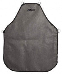 HexArmor - 24 x 30" Cut Resistant Bib Apron - SuperFabric, 23 oz Material, Gray, 0 Pockets, Hook & Loop Closure - Benchmark Tooling