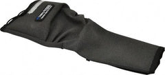 HexArmor - Size S, Gray/Black SuperFabric Cut & Puncture Resistant Sleeve - 19" Long Sleeve, Cut Resistance Level 5, Made with Thumb Hole - Benchmark Tooling