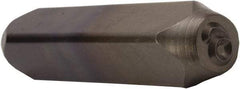 C.H. Hanson - 1/8" Character Size, 6 OR 9 Character, Heavy Duty Individual Steel Stamp - Benchmark Tooling