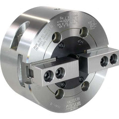 Kitagawa - Power Lathe Chucks Chuck Diameter (Decimal Inch): 6.0000 Number of Jaws: 2 - Benchmark Tooling