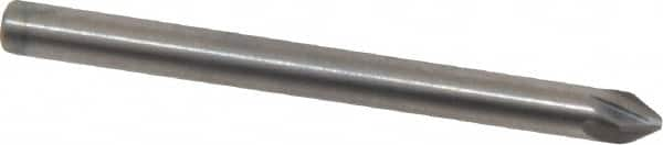 M.A. Ford - 1/8" Head Diam, 1/8" Shank Diam, 6 Flute 60° Solid Carbide Countersink - Benchmark Tooling