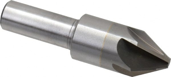 M.A. Ford - 3/4" Head Diam, 1/2" Shank Diam, 6 Flute 60° Solid Carbide Countersink - Benchmark Tooling