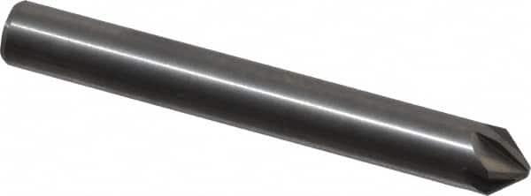 M.A. Ford - 1/4" Head Diam, 1/4" Shank Diam, 6 Flute 82° Solid Carbide Countersink - Benchmark Tooling