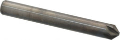 M.A. Ford - 3/16" Head Diam, 3/16" Shank Diam, 6 Flute 90° Solid Carbide Countersink - Bright Finish, 1-1/2" OAL, 0.04" Nose Diam, Single End, Straight Shank, Right Hand Cut - Benchmark Tooling