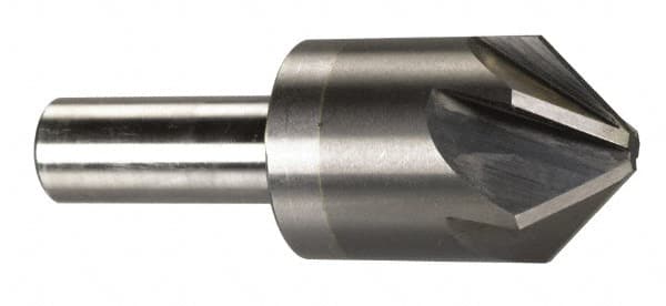 M.A. Ford - 1" Head Diam, 1/2" Shank Diam, 6 Flute 120° Solid Carbide Countersink - Benchmark Tooling