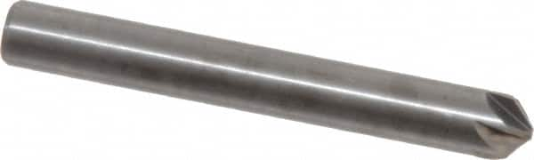 M.A. Ford - 1/4" Head Diam, 1/4" Shank Diam, 6 Flute 100° Solid Carbide Countersink - Benchmark Tooling