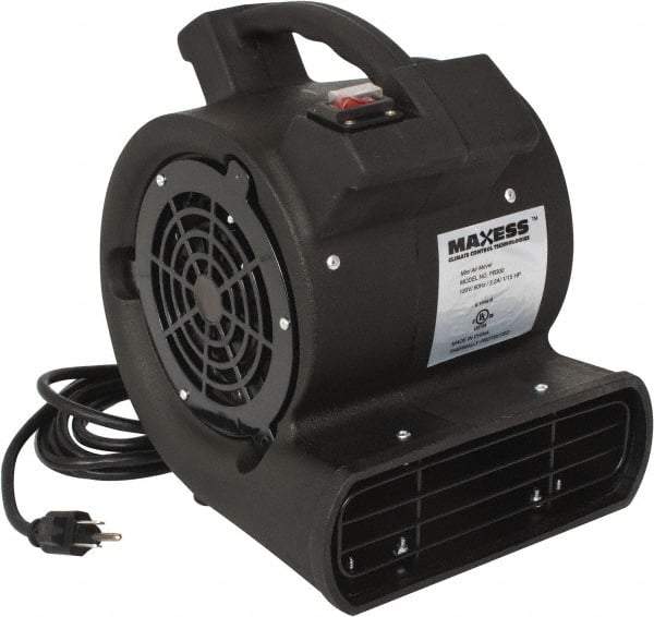 Maxess Climate Control Technologies - 5-3/4" Blade, Direct Drive, 1/15 hp, 300 CFM, Blower Fan - 2 Amps, 120 Volts, 1 Speed, Single Phase - Benchmark Tooling