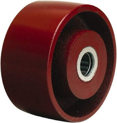 Hamilton - 4-1/4 Inch Diameter x 2-1/2 Inch Wide, Cast Iron Caster Wheel - 1,200 Lb. Capacity, 3-1/4 Inch Hub Length, 1-1/4 Inch Axle Diameter, Straight Roller Bearing - Benchmark Tooling