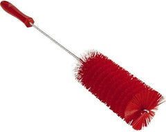 Vikan - 2-3/8" Diam Polyester Valve Brush - 19-5/8" OAL, 5-13/16" Head Length, Polypropylene & Stainless Steel Handle - Benchmark Tooling