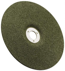 3M - 36 Grit, 4-1/2" Wheel Diam, 1/8" Wheel Thickness, Type 27 Depressed Center Wheel - Ceramic, 13,300 Max RPM, Compatible with Angle Grinder - Benchmark Tooling