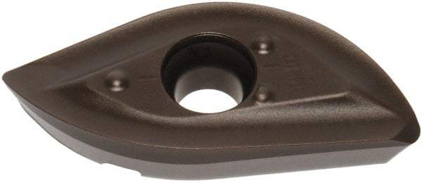 Seco - 218.20160 ME08 Grade MM4500 Carbide Milling Insert - TiCN/Al2O3 Finish, 0.252" Thick, 1/2" Inscribed Circle, 0.63" Corner Radius - Benchmark Tooling