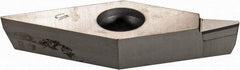 Iscar - VCGT331 D Grade ID5 Polycrystalline Diamond (PCD) Turning Insert - Uncoated, 35° Diamond, 3/8" Inscr Circle, 3/16" Thick, 1/64" Corner Radius - Benchmark Tooling