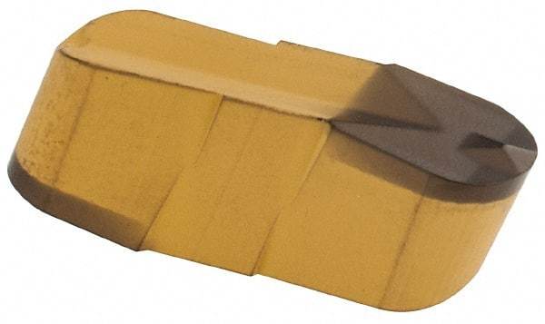 Iscar - 478239GIP Grade IC8250, 4.78mm Cutting Width Carbide Grooving Insert - 11.4mm Max Depth of Cut, Neutral, 2.39mm Corner Radius, TiCN/Al2O3/TiN Finish - Benchmark Tooling