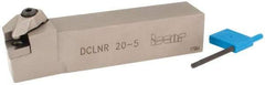 Iscar - DCLN, Right Hand Cut, 95° Lead Angle, 1-1/4" Shank Height x 1-1/4" Shank Width, Negative Rake Indexable Turning Toolholder - 6" OAL, CN..54. Insert Compatibility, Series Isoturn - Benchmark Tooling