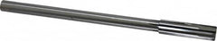 Made in USA - 35/64" Carbide-Tipped 6 Flute Chucking Reamer - Straight Flute, Straight Shank, 2" Flute Length, 8" OAL - Benchmark Tooling