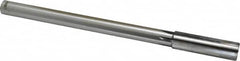 Made in USA - 43/64" Carbide-Tipped 6 Flute Chucking Reamer - Straight Flute, Straight Shank, 2-1/4" Flute Length, 9" OAL - Benchmark Tooling