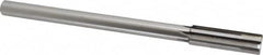 Made in USA - 11/16" Carbide-Tipped 6 Flute Chucking Reamer - Straight Flute, 9/16" Straight Shank, 2-1/4" Flute Length, 9" OAL - Benchmark Tooling