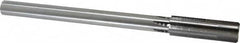 Made in USA - 25/32" Carbide-Tipped 6 Flute Chucking Reamer - Straight Flute, 5/8" Straight Shank, 2-1/2" Flute Length, 9-1/2" OAL - Benchmark Tooling