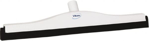 Vikan - 20" Foam Rubber Blade Bench Squeegee - Double Edge, White, Plastic Holder - Benchmark Tooling