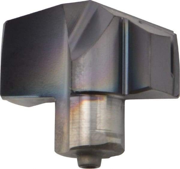 Iscar - Series ICP, 19.81mm Diam Grade IC908 140° Replaceable Drill Tip - Carbide, TiAlN Finish, 19 Seat Size - Benchmark Tooling