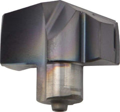 Iscar - Series ICP, 19.81mm Diam Grade IC908 140° Replaceable Drill Tip - Carbide, TiAlN Finish, 19 Seat Size - Benchmark Tooling