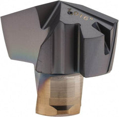 Iscar - Series ICP, 1.016" Diam Grade IC908 140° Replaceable Drill Tip - Carbide, TiAlN Finish, 25 Seat Size, Through Coolant - Benchmark Tooling