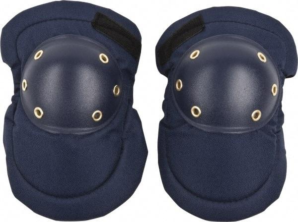 PRO-SAFE - Size Universal, Hook & Loop Straps, Hard Protective Cap, Knee Pad - Foam Padding, Navy Blue, 2 Elastic Straps, Nylon Cover - Benchmark Tooling