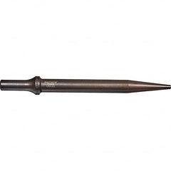 Mayhew - 3/16" Head Width, 7-1/2" OAL, Tapered Punch Chisel - Round Drive, Round Shank, Steel - Benchmark Tooling