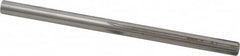 Made in USA - #1 High Speed Steel 6 Flute Chucking Reamer - Straight Flute, 0.228" Straight Shank, 1-1/2" Flute Length, 3-7/8" OAL - Benchmark Tooling