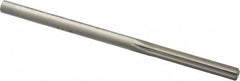 Made in USA - #13 High Speed Steel 6 Flute Chucking Reamer - Straight Flute, 0.185" Straight Shank, 1-1/8" Flute Length, 3-1/2" OAL - Benchmark Tooling