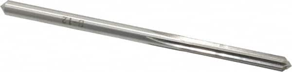 Made in USA - #16 High Speed Steel 6 Flute Chucking Reamer - Straight Flute, 0.177" Straight Shank, 1-1/8" Flute Length, 3-3/8" OAL - Benchmark Tooling