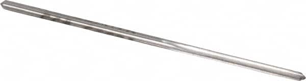 Made in USA - #53 High Speed Steel 4 Flute Chucking Reamer - Straight Flute, 0.0595" Straight Shank, 1/2" Flute Length, 1-7/8" OAL - Benchmark Tooling