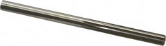 Made in USA - Letter H High Speed Steel 6 Flute Chucking Reamer - Straight Flute, 0.266" Straight Shank, 1-1/2" Flute Length, 4-1/8" OAL - Benchmark Tooling