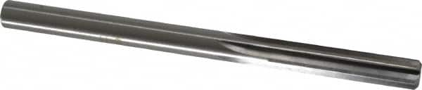 Chucking Reamer: 0.323″ Dia, 4-5/8″ OAL, 1-1/2″ Flute Length, Straight Shank, High Speed Steel 6 Flute, RH