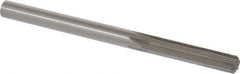 Made in USA - Letter S High Speed Steel 6 Flute Chucking Reamer - Straight Flute, 0.348" Straight Shank, 1-3/4" Flute Length, 4-7/8" OAL - Benchmark Tooling