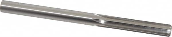 Made in USA - Letter U High Speed Steel 6 Flute Chucking Reamer - Straight Flute, 0.368" Straight Shank, 1-3/4" Flute Length, 5" OAL - Benchmark Tooling