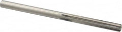 Made in USA - 1/4" High Speed Steel 6 Flute Chucking Reamer - Straight Flute, 1/4" Straight Shank, 1-1/2" Flute Length, 4" OAL - Benchmark Tooling