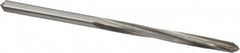 Made in USA - #26 High Speed Steel 4 Flute Chucking Reamer - Spiral Flute, 0.147" Straight Shank, 1" Flute Length, 3" OAL - Benchmark Tooling