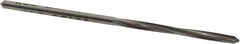 Made in USA - #49 High Speed Steel 4 Flute Chucking Reamer - Spiral Flute, 0.073" Straight Shank, 3/4" Flute Length, 2" OAL - Benchmark Tooling