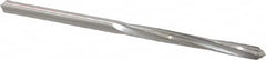 Made in USA - 9/64" High Speed Steel 4 Flute Chucking Reamer - Spiral Flute, 9/64" Straight Shank, 1" Flute Length, 2-7/8" OAL - Benchmark Tooling