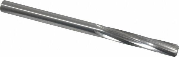 Made in USA - 0.3135" High Speed Steel 6 Flute Chucking Reamer - Spiral Flute, 0.3135" Straight Shank, 1-1/2" Flute Length, 4-1/2" OAL - Benchmark Tooling