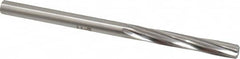 Chucking Reamer: 0.238″ Dia, 4″ OAL, 1-1/2″ Flute Length, Straight Shank, High Speed Steel 6 Flute, RH