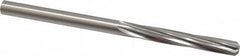 Made in USA - Letter D High Speed Steel 6 Flute Chucking Reamer - Spiral Flute, 0.246" Straight Shank, 1-1/2" Flute Length, 4" OAL - Benchmark Tooling