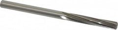 Made in USA - Letter J High Speed Steel 6 Flute Chucking Reamer - Spiral Flute, 0.277" Straight Shank, 1-1/2" Flute Length, 4-1/8" OAL - Benchmark Tooling