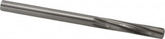Made in USA - Letter M High Speed Steel 6 Flute Chucking Reamer - Spiral Flute, 0.295" Straight Shank, 1-1/2" Flute Length, 4-3/8" OAL - Benchmark Tooling