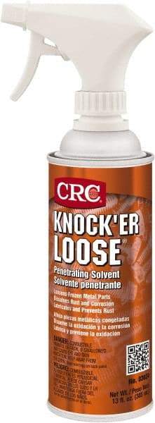 CRC - 13 oz Trigger Spray Can Nondrying Film Penetrant/Lubricant - Reddish, Food Grade - Benchmark Tooling